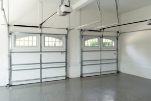 custom automatic two door garage interior